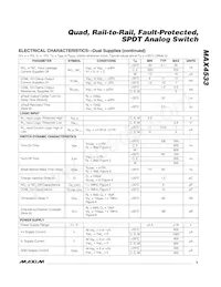 MAX4533EAP-T Datasheet Page 3