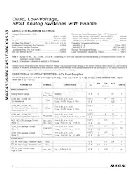 MAX4538ESE+T Datasheet Page 2