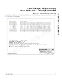 MAX4544EUT+C6W Datasheet Page 13