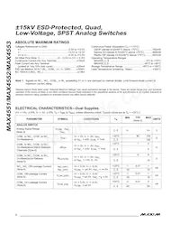 MAX4553ESE+T Datasheet Page 2