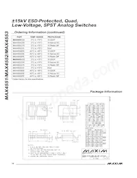MAX4553ESE+T Datasheet Page 14
