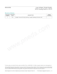 MAX4599EXT+TG50 Datasheet Page 9