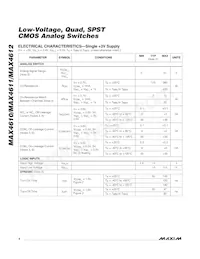 MAX4610CSD+TG002 Datasheet Page 4