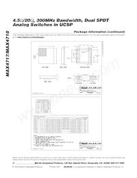 MAX4717EUB+TG002 Datasheet Page 16