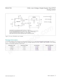 MAX4736ETC+T Datasheet Page 9