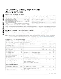 MAX4968CCM+T Datasheet Page 2