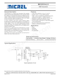 MIC2551AYML25-TR Datasheet Cover
