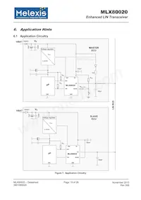 MLX80020KDC-BBA-000-TU Datasheet Page 19
