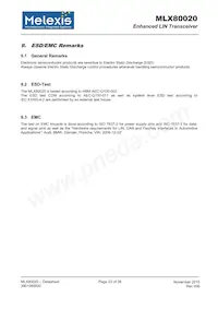 MLX80020KDC-BBA-000-TU Datasheet Pagina 23