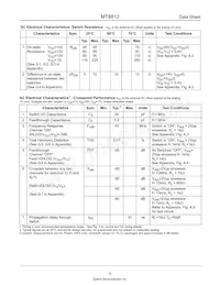 MT8812AE1 Datasheet Page 5