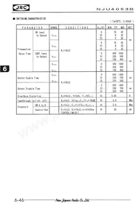 NJU4053BD Datasheet Page 3