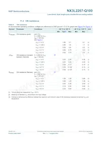 NX3L2267GU-Q100X Datasheet Page 7
