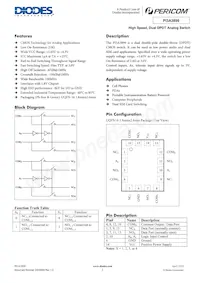 PI3A3899ZTEX Datasheet Cover