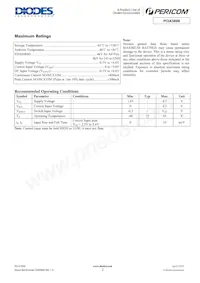 PI3A3899ZTEX Datasheet Pagina 2