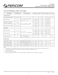 PI3A4626ZCEX Datasheet Page 4