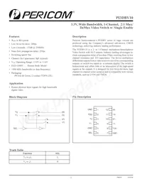 PI3DBV10ZEX Datasheet Cover