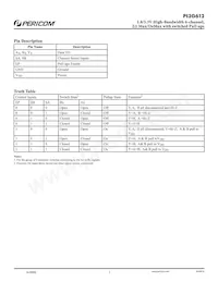 PI3G612ZHEX Datasheet Page 2