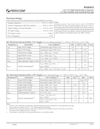 PI3G612ZHEX Datasheet Page 3