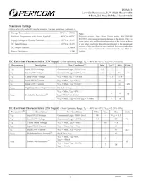 PI3V312ZHEX Datasheet Pagina 2