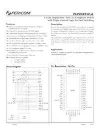 PI3VDP612-AZHEX Datenblatt Cover