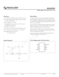 PI3VST01UE Datasheet Cover