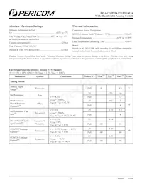 PI5A121TEX Datasheet Page 2