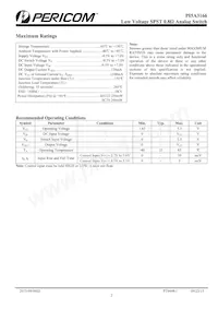 PI5A3166TAEX Datasheet Page 2