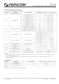 PI5A3166TAEX Datasheet Page 3