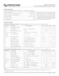 PI5A319AW Datasheet Page 2