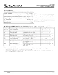 PI5V330SWE Datasheet Page 2