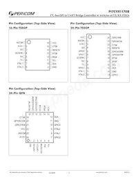 PI7C9X1170BZDEX Datasheet Page 3
