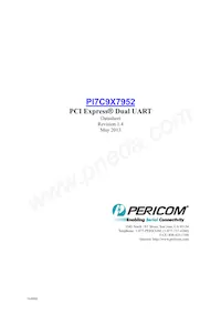 PI7C9X7952AFDE Datenblatt Cover