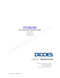PI7C9X7952BFDEX-55數據表 封面