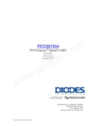 PI7C9X7954AFDE Datasheet Cover