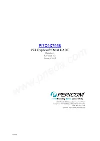 PI7C9X7958ANBE Datasheet Cover