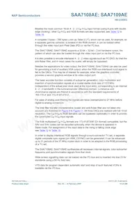 SAA7109AE/V1/G Datasheet Page 16