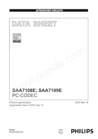 SAA7109E/V1 Datenblatt Cover