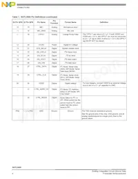 SGTL5000XNAA3R2 Datasheet Page 4