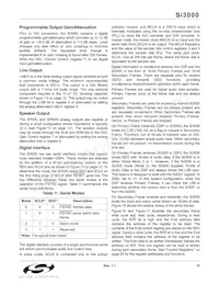 SI3000-KS Datasheet Page 15