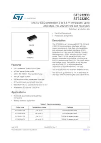 ST3232EBDR Datasheet Cover