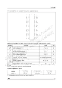 ST75285CTR Datasheet Page 3