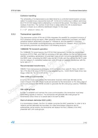 STE10/100A Datasheet Page 21