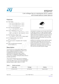 STG3157CTR Datasheet Cover