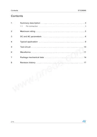 STG3699BVTR Datasheet Page 2