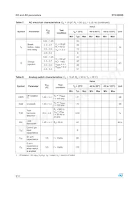 STG3699BVTR Datasheet Pagina 8