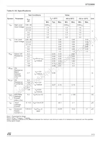 STG3699QTR Datasheet Pagina 3