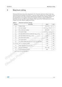 STG4210QTR Datasheet Page 5