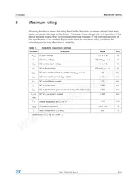 STG5223QTR Datasheet Page 5