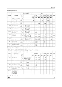 STG719CTR Datasheet Page 3