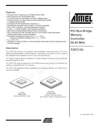 TSPC106AVGU83CG Datasheet Cover